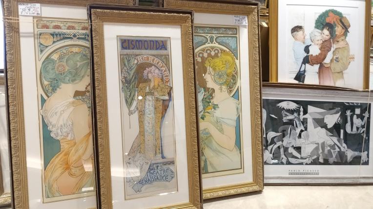 アルフォンス・ミュシャ 美しいシルクスクリーン版画 セール中！｜世界