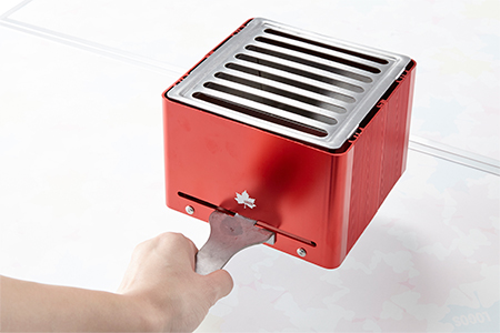 熱くたって持ち運べちゃう！収納袋付き。