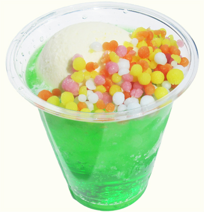 『新メニュー』カラフル レインボーフロート