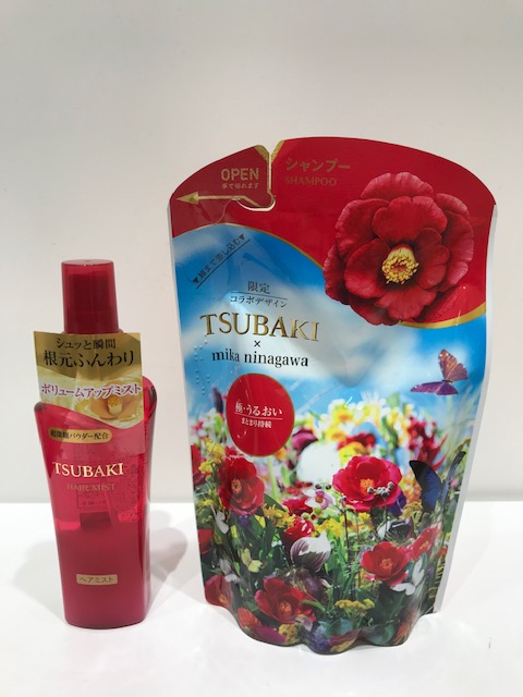 TSUBAKI ボリュームアップミスト(洗い流さないトリートメント) 今だけ限定!!TSUBAKI エクストラモイストシャンプー詰替えプレゼント♡