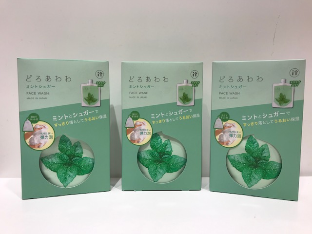 ジメジメしたお肌をミントとシュガーで撃退!!!他とはくらべものにならない弾力泡とミントの香りで素肌も気分もスッキリ!!!!