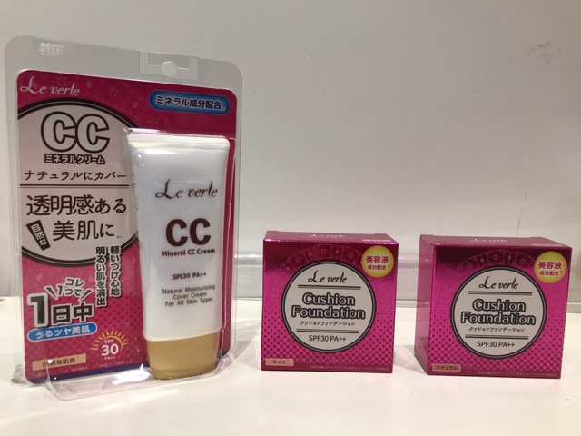 ル・ヴェの美容液成分配合ファンデーション☆長時間崩れにくいCCクリームがセルレに新入荷!!