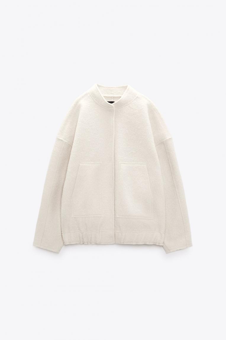 ZARA ザラ ポケットオーバーサイズ ボンバージャケット XS-S-