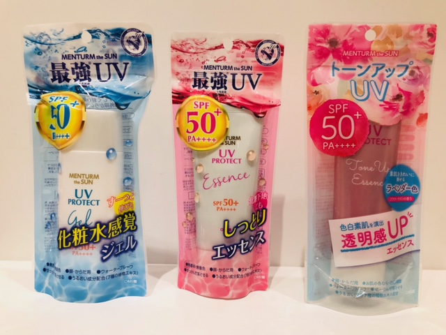 最強のUV☆化粧水感覚ジェル・しっとりエッセンス・トーンアップUV 大人気のシリーズ3種、セルレに新規入荷!!!