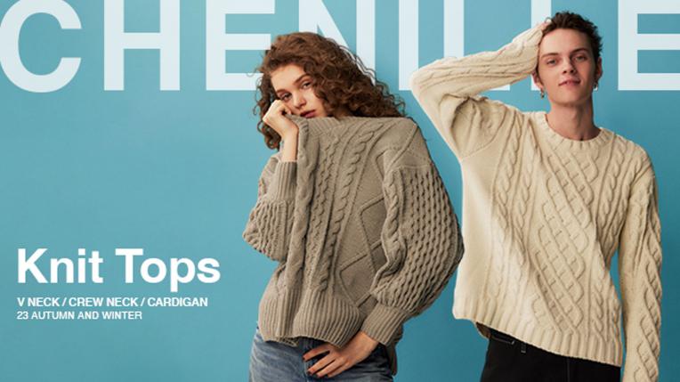 人気のシェニールニットシリーズが今年も登場!