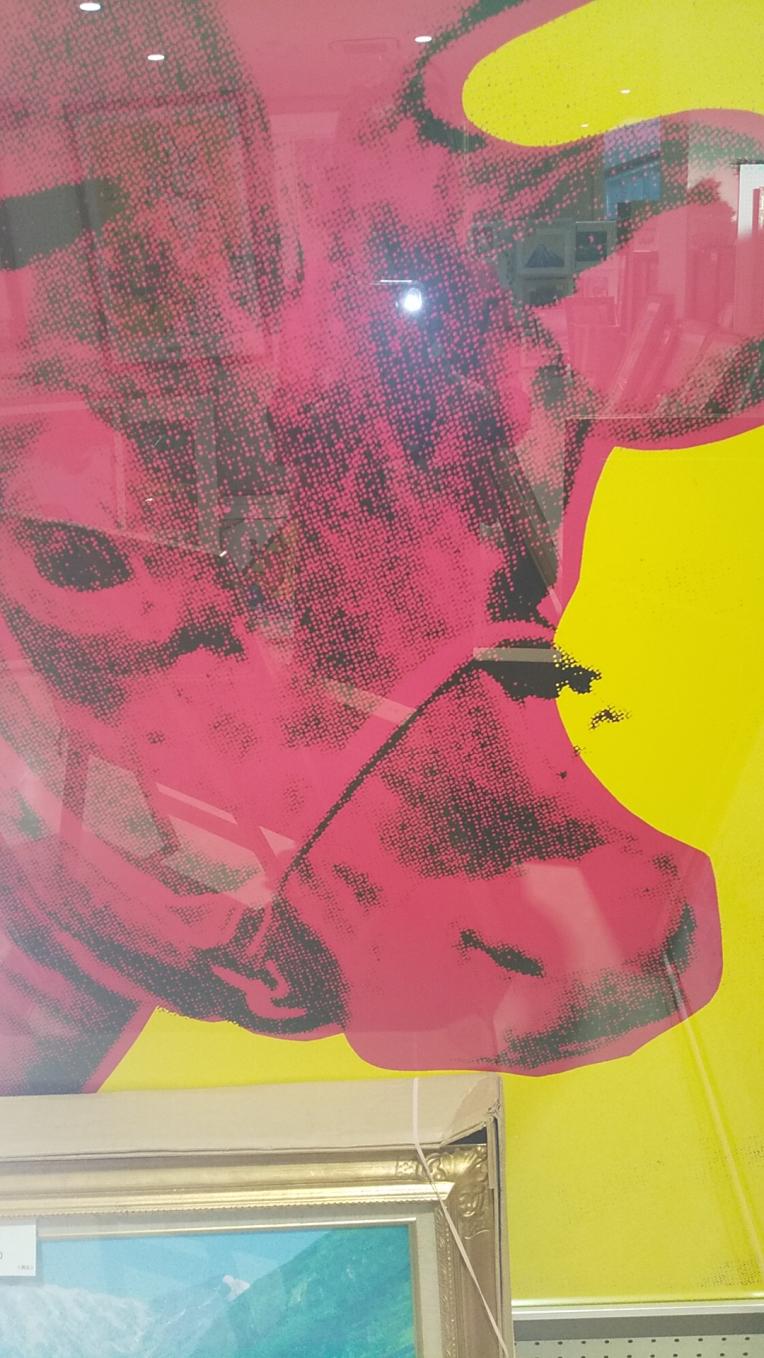 アンディ・ウォーホルポスター！[赤い牛」あなたのお護りにいかがですか？おすすめです。