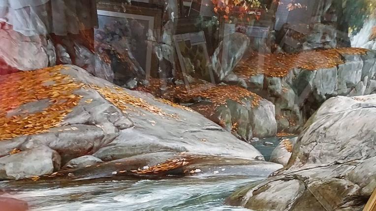 さざれ石を思い起こす絵画！