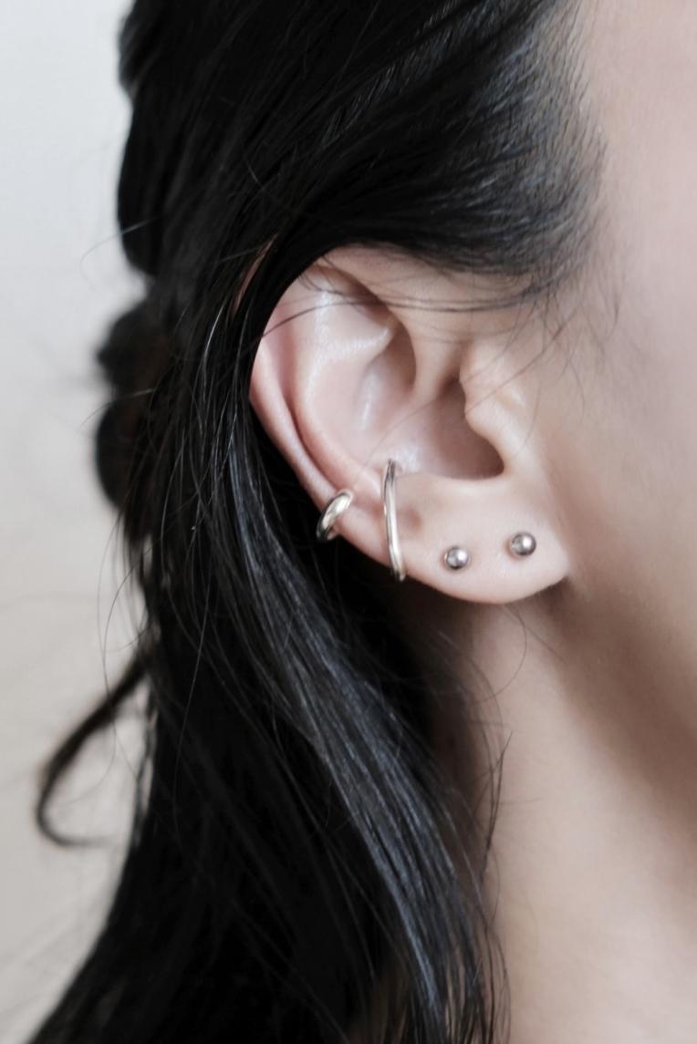 ピアスの穴が空いていない方でも◎ear cuff item！