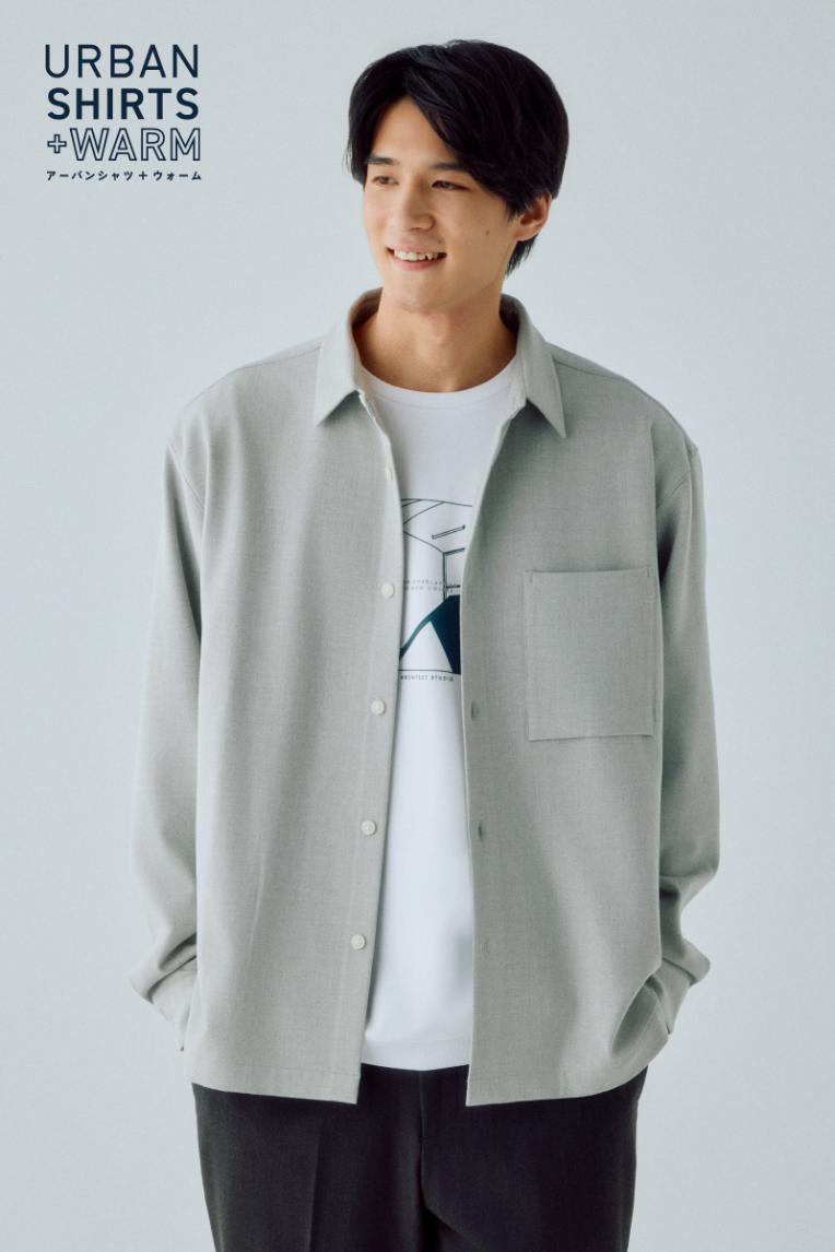 【新作商品入荷】メンズ アーバンシャツ+WARM