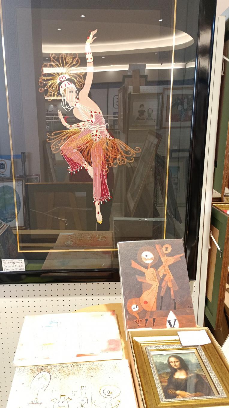 エルテ　シルクスクリーン版画　あなたも踊ると楽しいよ！