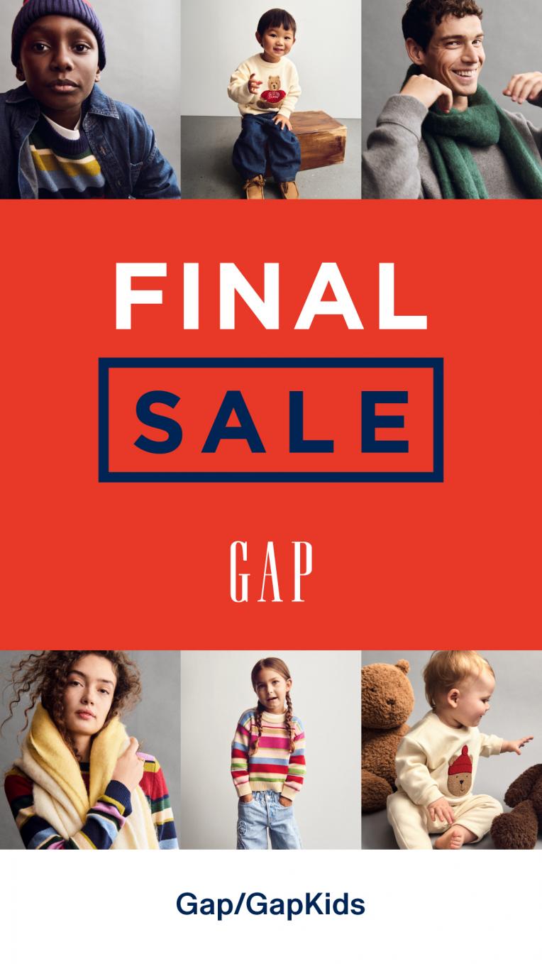 【お知らせ】GAP FINAL SALE