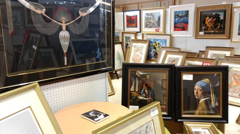 ファッション界の父と評される　「エルテ」シルクスクリーン版画・光の天才「フェルメール」シルクスクリーン版画