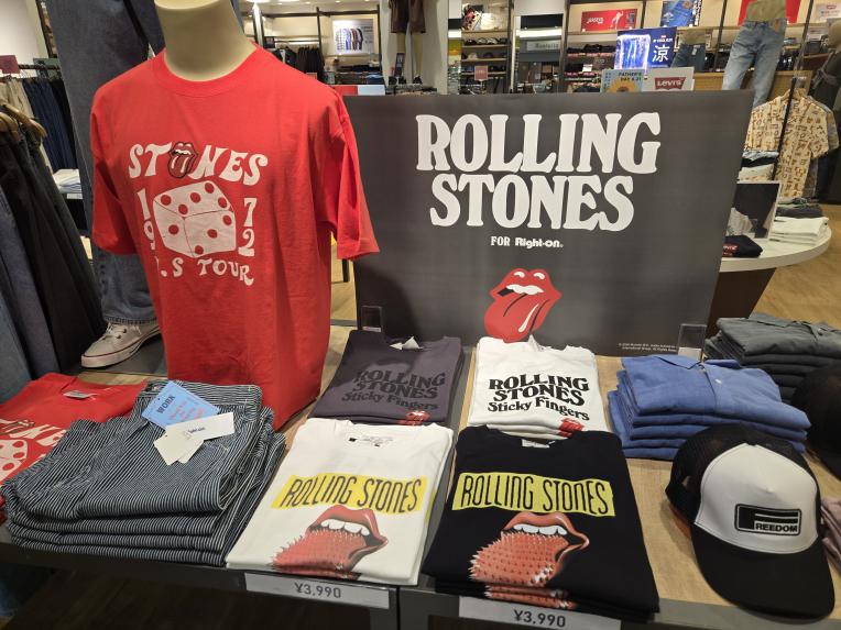 【Right-on】『ROLLING STONES』デザインTシャツ入荷しました✨️