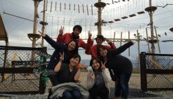 雨でも空中散歩♪