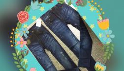 16’春夏ジーンズ風スキニーが…