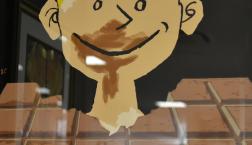 こんなになるまでチョコレート食べたい！可愛い笑顔がなんとも・・・。