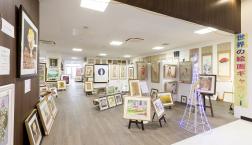 佐野千恵子絵画・三ふくろうで、祈りを込めた油絵を50％OFF