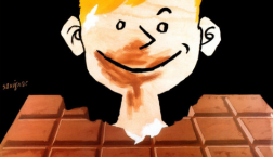 バレンタインには、レイモン・サヴィニャックのチョコレート･シルクスクリーン！！！はいかが？