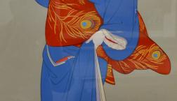 「天保の歌妓」上村松園　天保の大飢饉に歌妓の「予祝」！日本の大切な「予祝」！