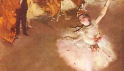 エドガー・ドガ　「エトワール」表舞台を華やかに見守る偉大な力！