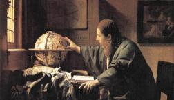フェルメール「天文学者」「地理学者」天と地を意識した人々　シルクスクリーン！