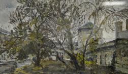 レジオンドヌール勲章者　（フランスの栄典）コンスタンチン・アレクゼーヴィッチ・コローヴィン「カザン要塞」油絵　