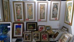 小物　ミュシャポスター　ミニ額　感謝価格にて！数に限りがございます。