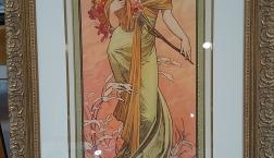 春分の日！春が来た！！　アルフォンス・ミュシャ「春」シルクスクリーン版画！