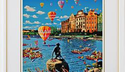 室内を彩る　絵画と音のコラボレーション！　涼しい空間にあなたのエネルギーが満ちてくる！