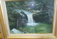 深尾多加緒画家「湖北の山」　原画油絵！8/18まで。