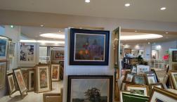 庄司守油絵[ワインのある卓上」　お家に、おしゃれな空間にピッタリ！お早めに！