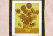 ゴッホ絵画　癒しの絵画！「星月夜」糸杉シルクスクリーン！おすすめです。