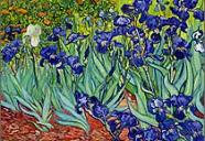 ゴッホ絵画　癒しの絵画！「星月夜」糸杉シルクスクリーン！おすすめです。