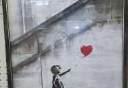 バンクシー「風船と少女」シルクスクリーン！