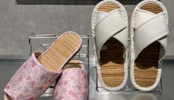 涼しい、竹スリッパ登場