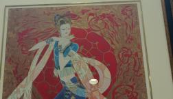 全て新品！続々入荷！国連も認めた画家＜自由への賛歌＞愛と平和・人と自然の調和をテーマの絵画　ティンシャオカン　版画　特大サイズ　美しい額付き絵画！P・P