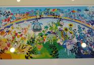 雲の中に虹を見る！藤田嗣治版画！