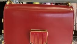 【ブランドバッグ】JIMMY CHOOのレッドレザーバッグ