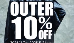 【アウターフェア10%OFF　24日（月）まで！】