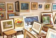 世界の美術史に名を遺す画家達　エルテ・テイシヤオカン・東郷青児・その他大勢　版画　大きな額で続々入荷致しました！