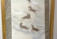 馬が駆け上がる！掛け軸　来年の干支　いかがですか？