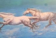 馬が駆け上がる！掛け軸　来年の干支　いかがですか？