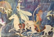 マネシルクスクリーン版画　あなたも幸せの中！