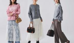 【SALEお得アイテム】ウィメンズ フワフワHugmeプリーツスカートSET