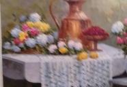 油絵１０サイズ　お好きな額でいかがですか？額はご来店の際にお決めください。1週間ほどかかります。