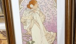 春の特別セール！ミュシャ　リトグラフ版画　1点！１枚のみの大特価！！