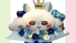 ぬいぐるみ入りアレンジメント