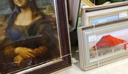 レオナルド・ダ・ヴィンチ「モナ・リザ」そして葛飾北斎　シルクスクリーン版画有名