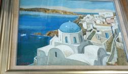 斎藤要 原画 油絵 味わいのある有名絵画!