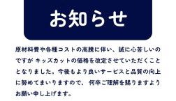※価格改定のお知らせ